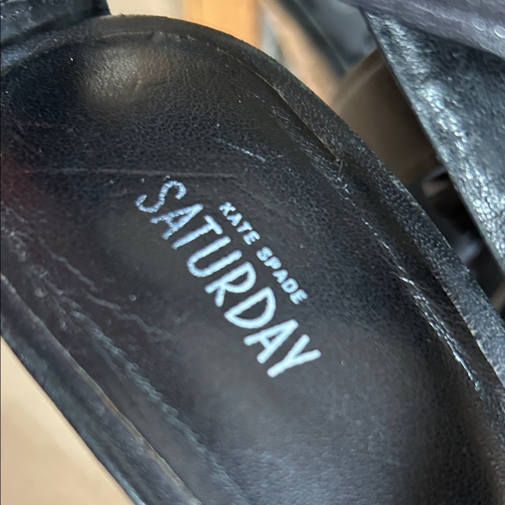 Kate Spade Black Tassel Sandals - Picture 2 of 8